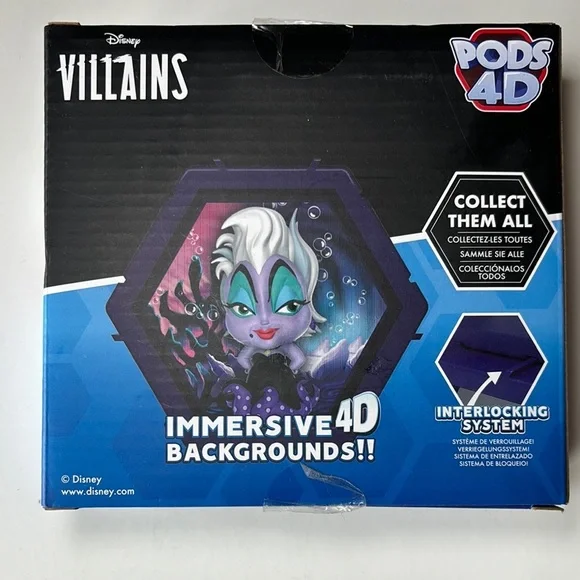 ⭐️NWT-Disney Villains Ursula PODS 4D Figure - Picture 6 of 11